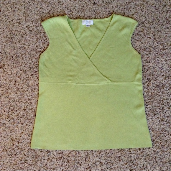 Ann Taylor Loft green sweater - Picture 2 of 5